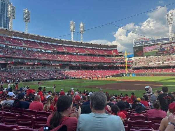 Great American Ball Park, section: 132, row: S, seat: 3&4