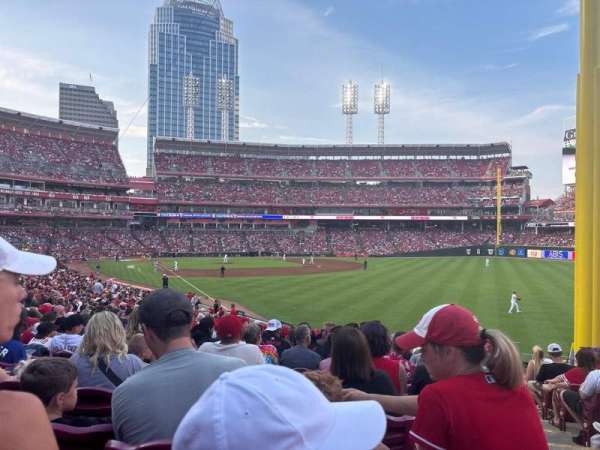 Great American Ball Park, section: 138, row: HH, seat: 1