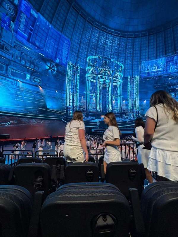 The Sphere, Vegas, section: 103, row: 15, seat: 11