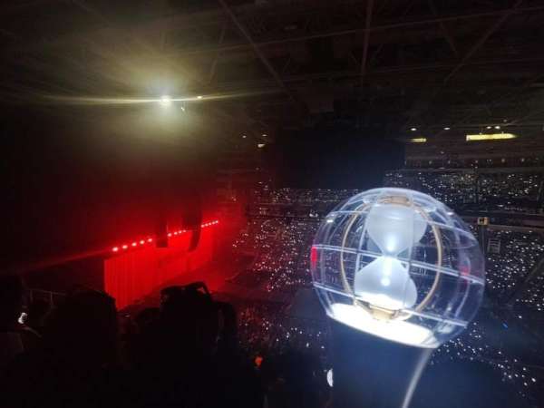 SAP Center, section: 215, row: 10, seat: 8