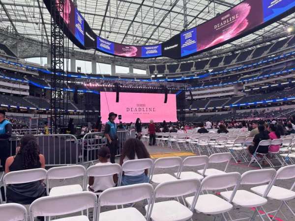 SoFi Stadium, section: Floor C1, row: 4, seat: 6
