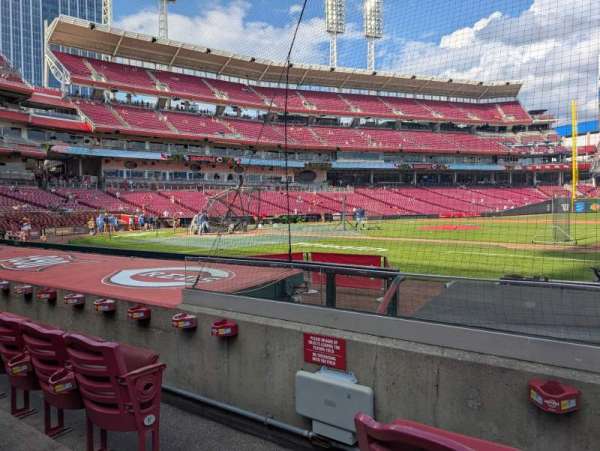 Great American Ball Park, section: 131, row: H, seat: 14