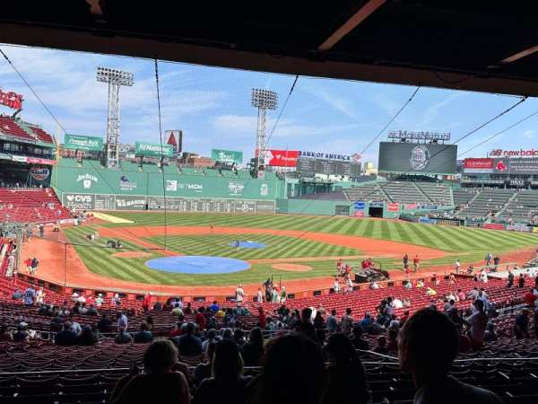 Fenway Park, section: Grandstand 19, row: 9, seat: 8