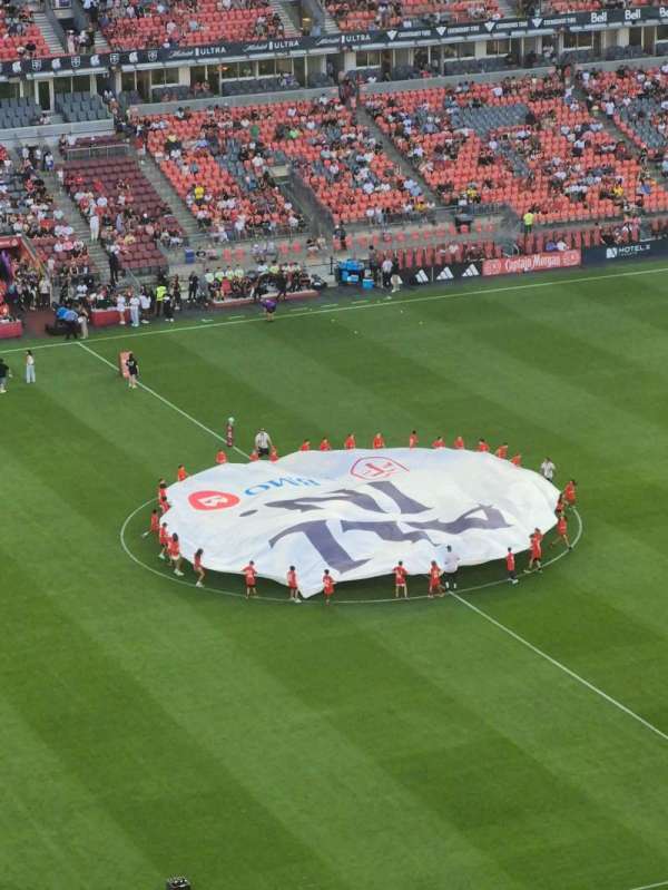 BMO Field, section: 209, row: 34, seat: 32
