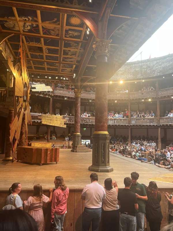 Globe Theatre at Shakespeare's Globe, section: Lower Gallery Bay P, row: B, seat: 64
