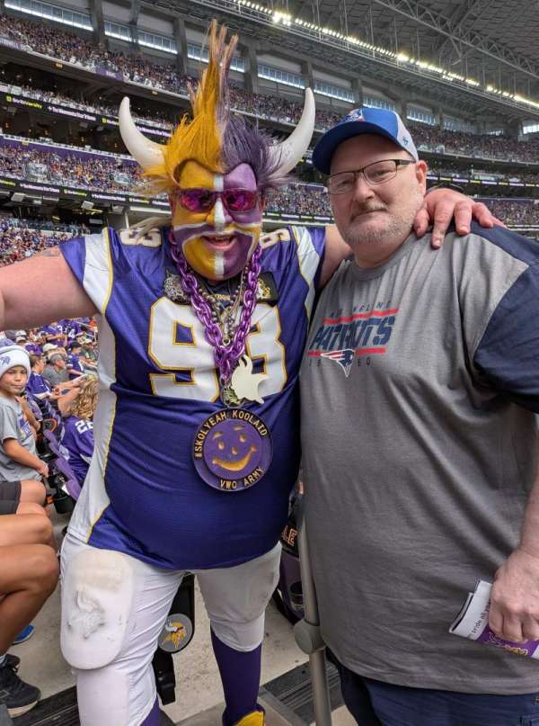 U.S. Bank Stadium, section: 143, row: 18, seat: 22