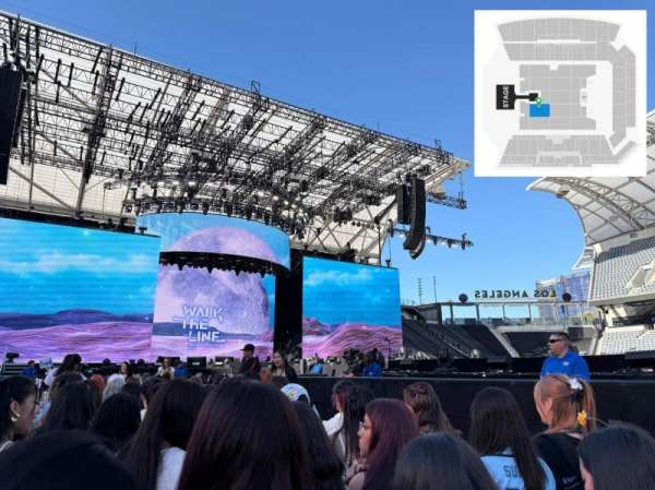BMO Stadium, section: Floor B4, row: 10, seat: 6