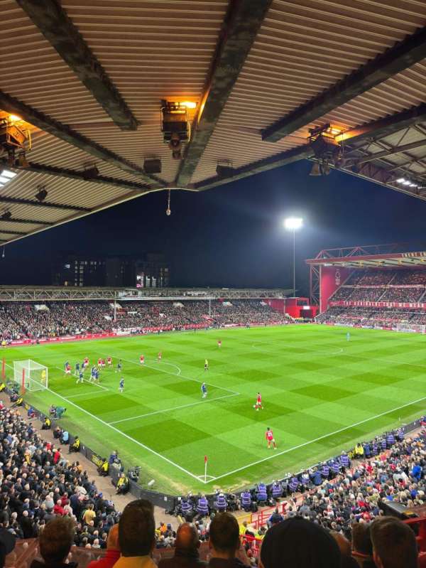 City Ground, section: U1, row: G, seat: 46