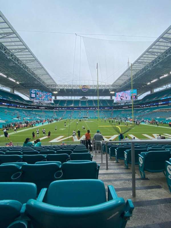 Hard Rock Stadium, section: 105, row: 11, seat: 2