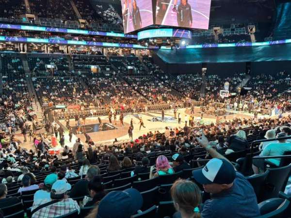 Barclays Center, section: 110, row: 1, seat: 4