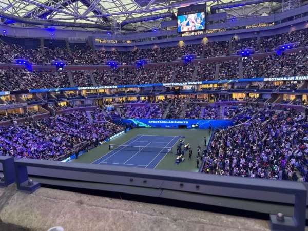 Arthur Ashe Stadium, section: 121, row: A, seat: 9