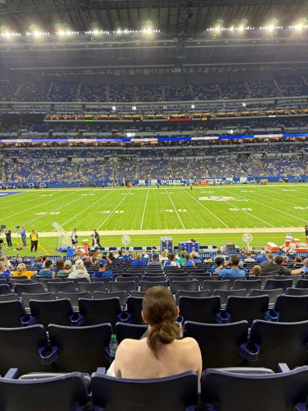 Lucas Oil Stadium, section: 141, row: 18, seat: 10
