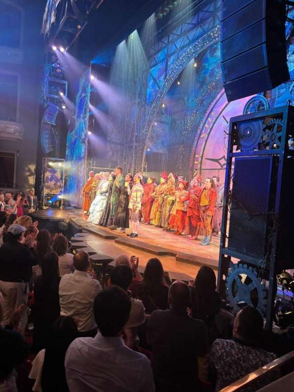 Princess of Wales Theatre, section: Orchestra Box B, seat: 4