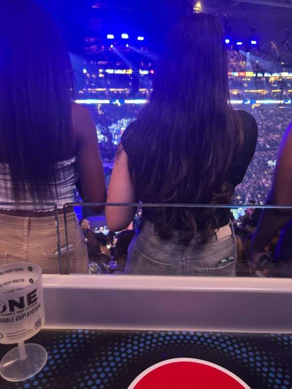 The O2, London, section: D101, row: ZZ, seat: 2