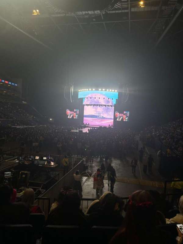 The O2, London, section: 108, row: M, seat: 230