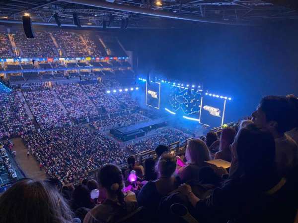 The O2, London, section: 418, row: M, seat: 866