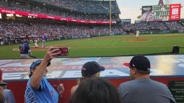 Angel Stadium, section: 123, row: E, seat: 10