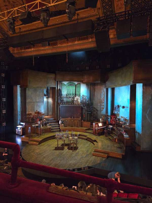 Walter Kerr Theatre, section: Mezzanine R, row: B, seat: 2