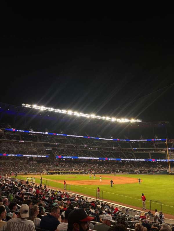 Truist Park, section: 112, row: 6, seat: 1-2