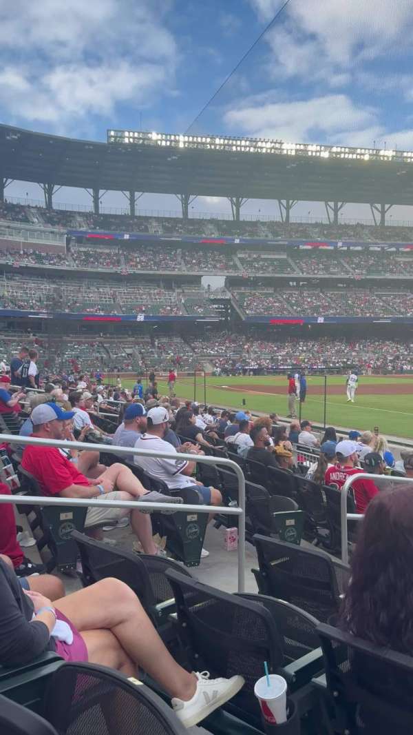 Truist Park, section: 12, row: 10, seat: 7