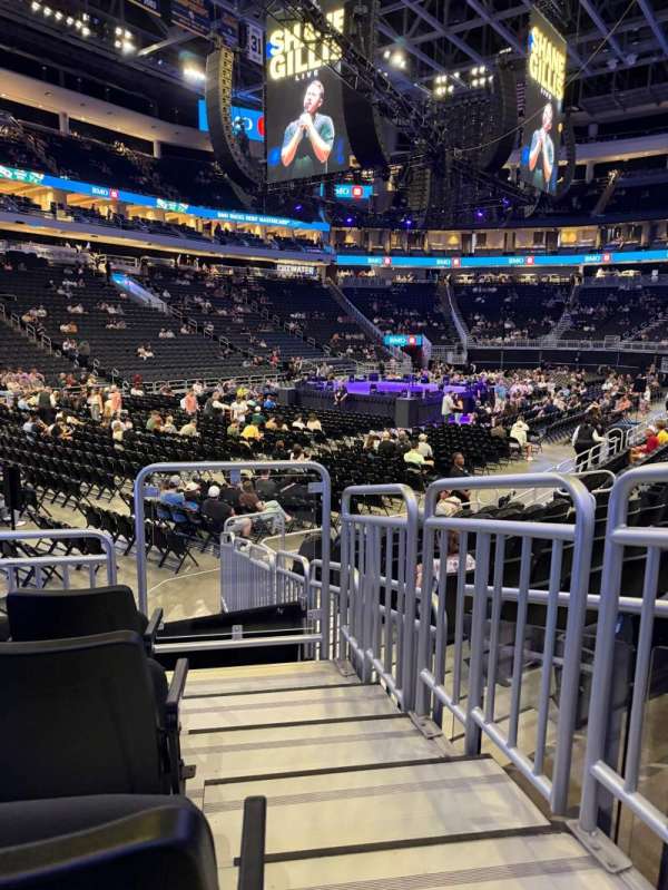 Fiserv Forum, section: 109, row: 9, seat: 1