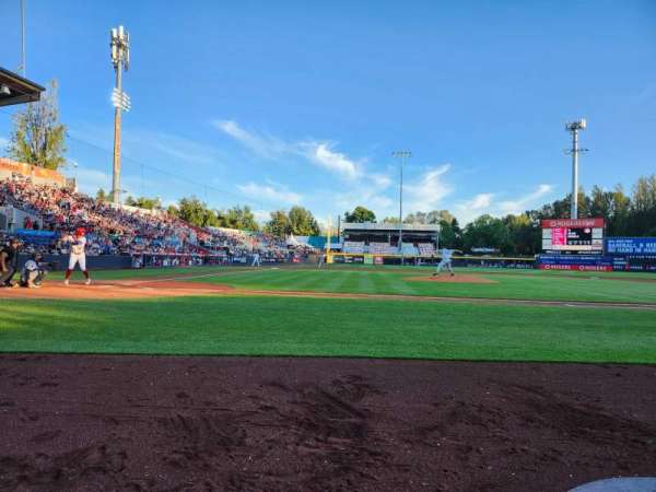 Nat Bailey Stadium, section: E, row: 1, seat: 7