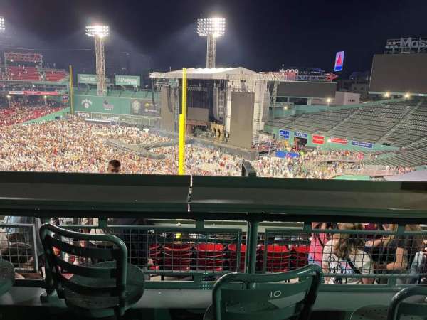 Fenway Park, section: Terrace A, row: 1, seat: 8