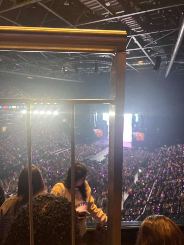 The O2, London, section: 414, row: C, seat: 783
