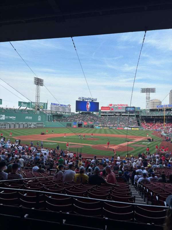 Fenway Park, section: Grandstand 22, row: 4, seat: 16