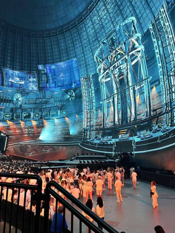 The Sphere, Vegas, section: 110, row: 12, seat: 3