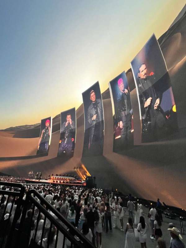 The Sphere, Vegas, section: 110, row: 12, seat: 3