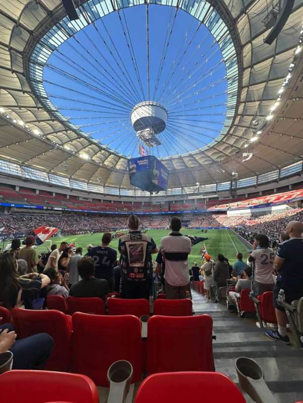BC Place, section: 251, row: M, seat: 101
