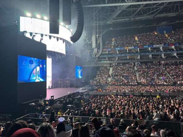 The O2, London, section: 101, row: M, seat: 39