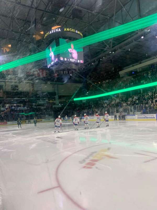 Angel of the Winds Arena, section: 120, row: 1, seat: 4
