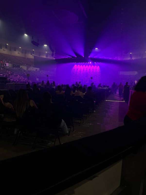 Pechanga Arena, section: LL17, row: 1, seat: 4