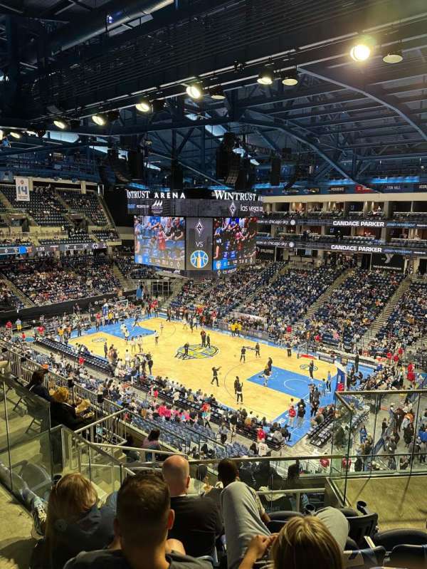 Wintrust Arena, section: 222, row: J, seat: 4