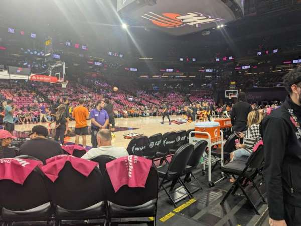 Mortgage Matchup Center, section: 105, row: 1, seat: 7