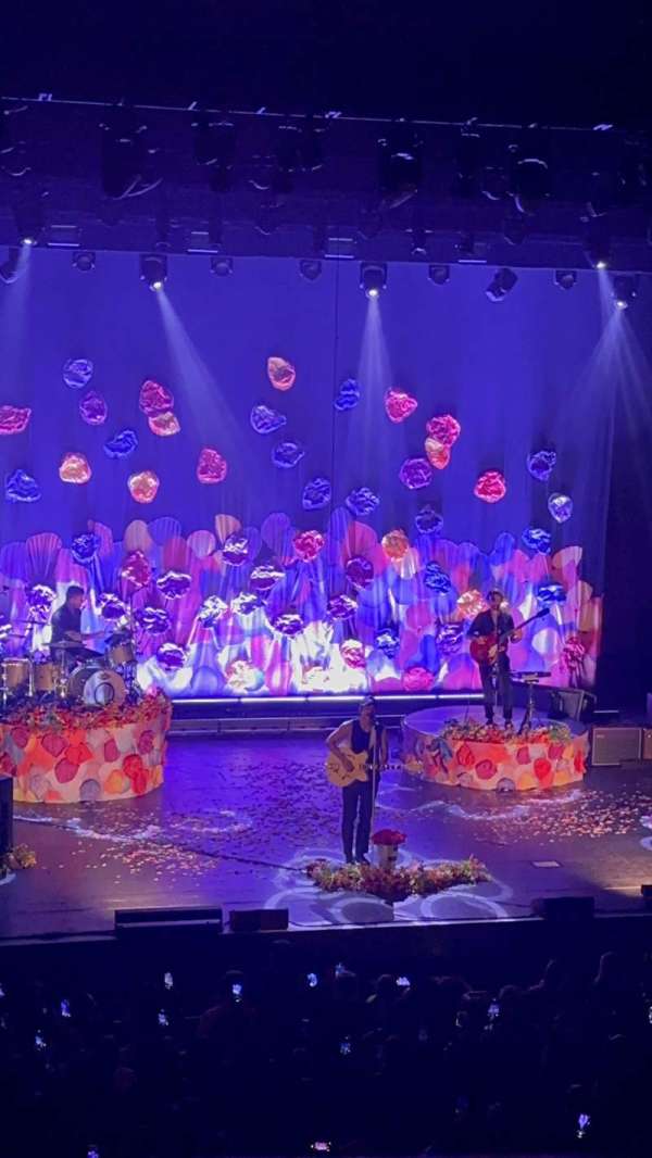 The Wiltern, section: Loge LC, row: AA, seat: 115