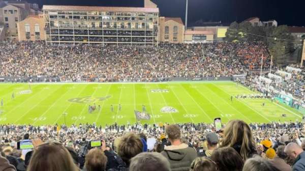 Folsom Field, section: 219, row: 69, seat: 17