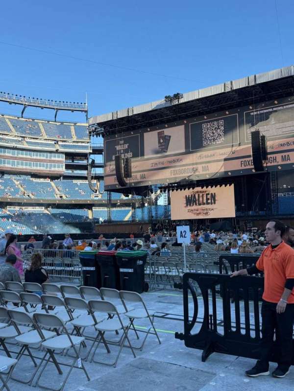 Gillette Stadium, section: Floor B1, row: 7, seat: 1
