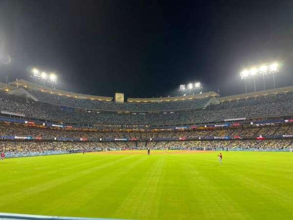 Dodger Stadium, section: RF Home Run Seat D, row: 2, seat: 7