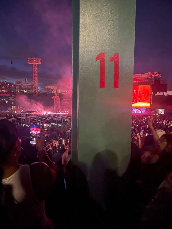 Fenway Park, section: Grandstand 11, row: 2, seat: 9