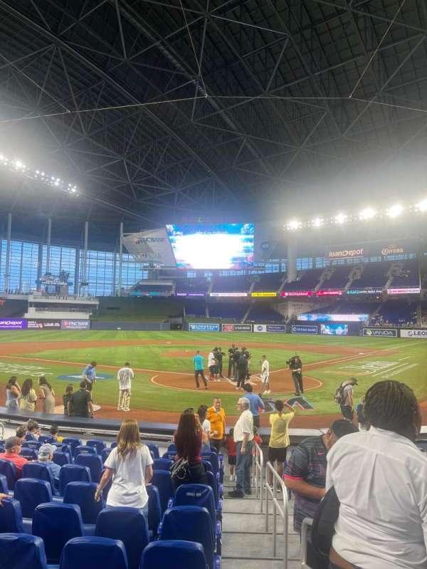 LoanDepot Park, section: 16, row: A, seat: 1