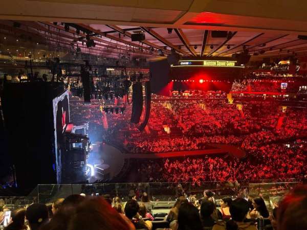 Madison Square Garden, section: 222, row: 10, seat: 10