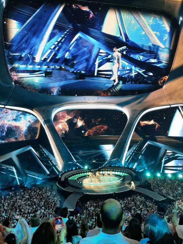 The Sphere, Vegas, section: 205, row: 14, seat: 9