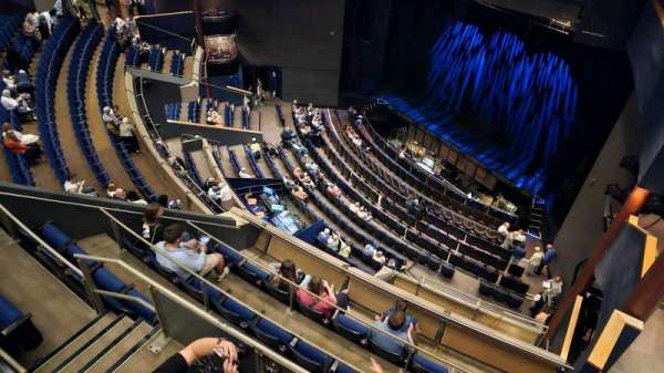 Milton Keynes Theatre, section: upper circle, row: slip, seat: 3