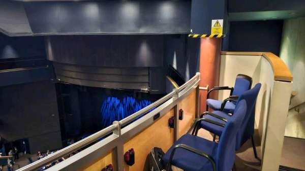 Milton Keynes Theatre, section: upper circle, row: slip, seat: 3