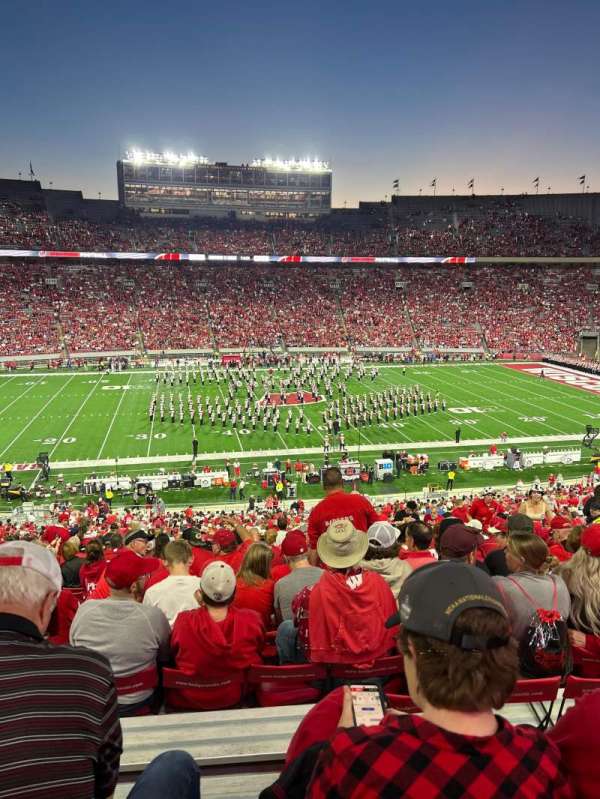 Camp Randall Stadium, section: U, row: 65, seat: 25