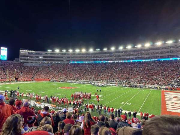 Camp Randall Stadium, section: B, row: 35, seat: 22