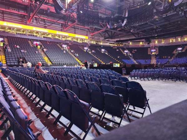 Santander Arena, section: 107, row: A, seat: 1